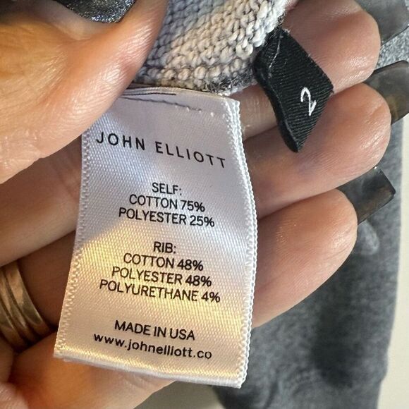 NWOT John Elliott Slim Fit Villain Archive Hoodie With Side Zippers Men's Medium - Picture 8 of 12